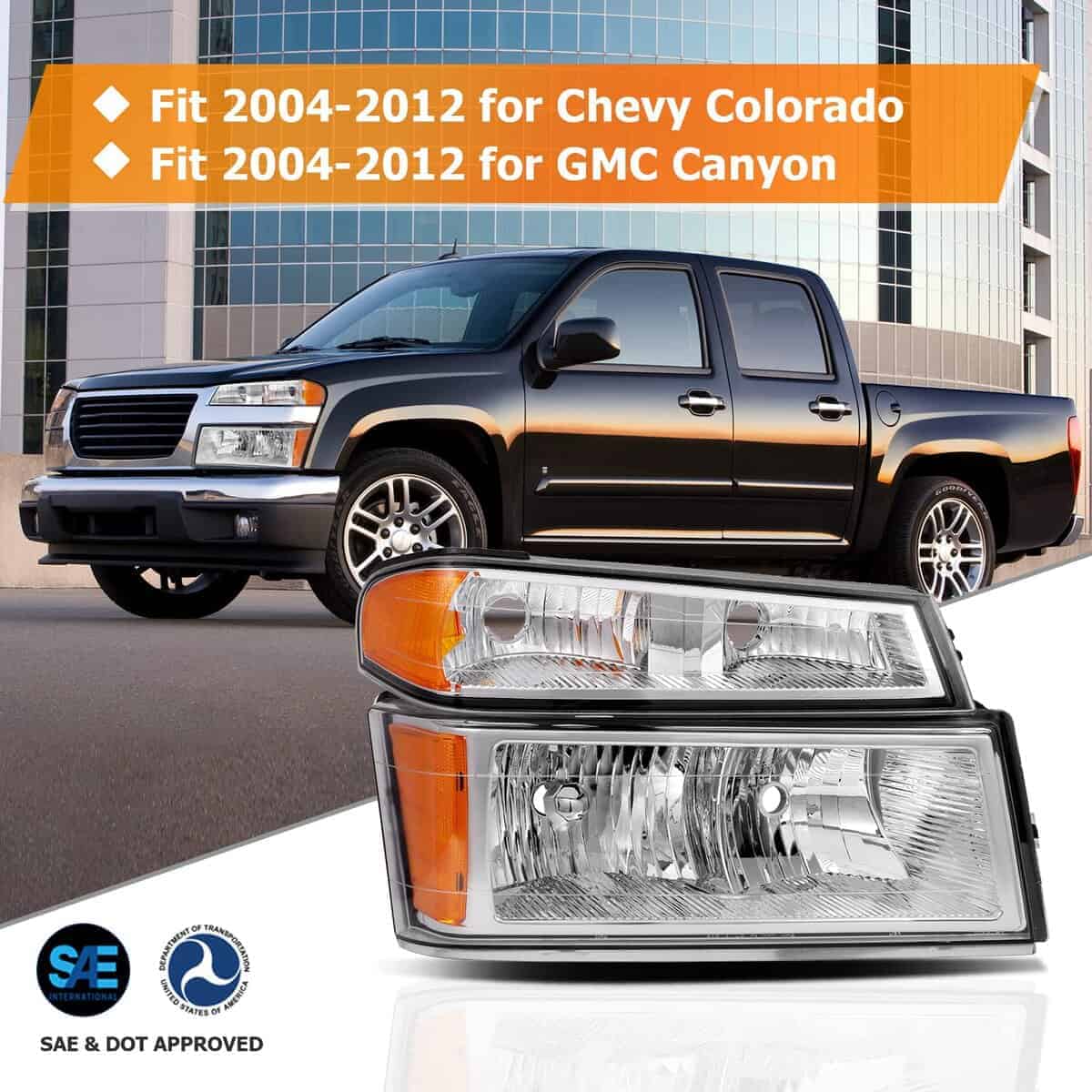 Conjunto de faros delanteros para Chevrolet Colorado - Imagen 3