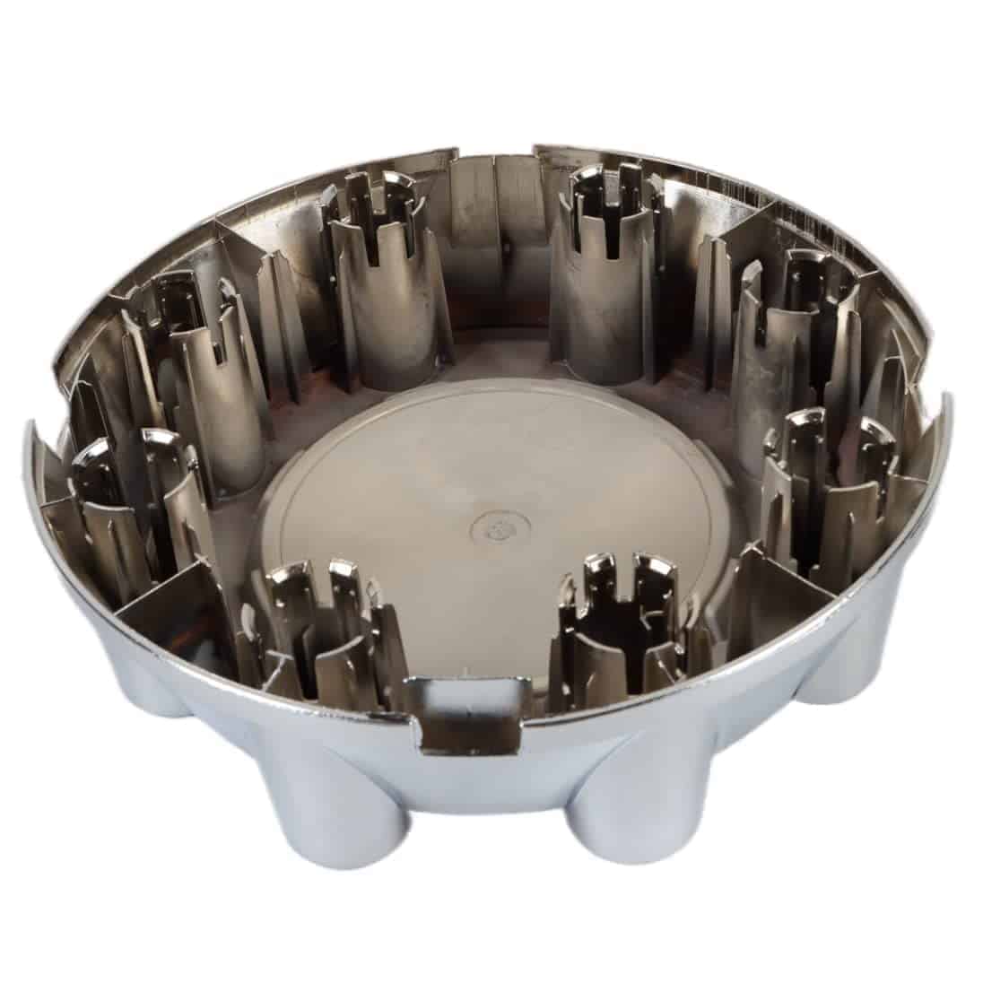 2PCS Tapas centrales de llanta cromada para ruedas traseras - Imagen 4