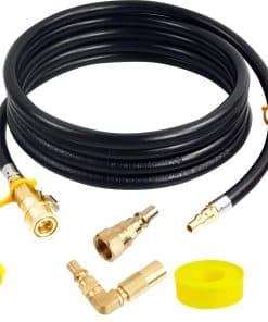 Manguera de propano RV de 12 pies mejorada Iococee para RV