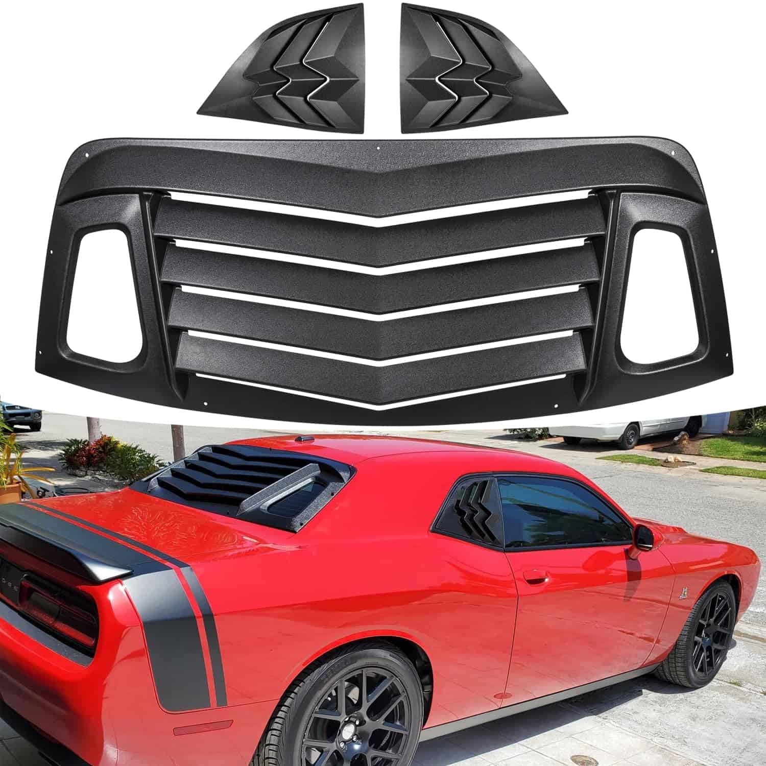 Bonbo Protector solar de ventana trasera y lateral para