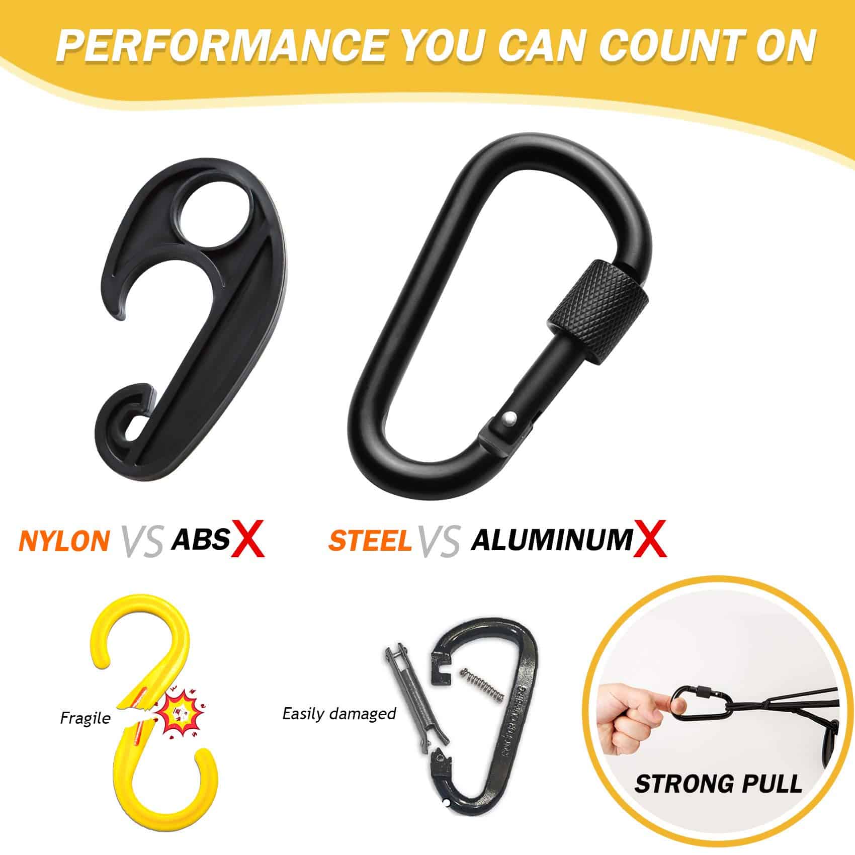 Red de Carga Kayphyeo, 4x6FT Red de Carga de Cama de Camión - Imagen 8