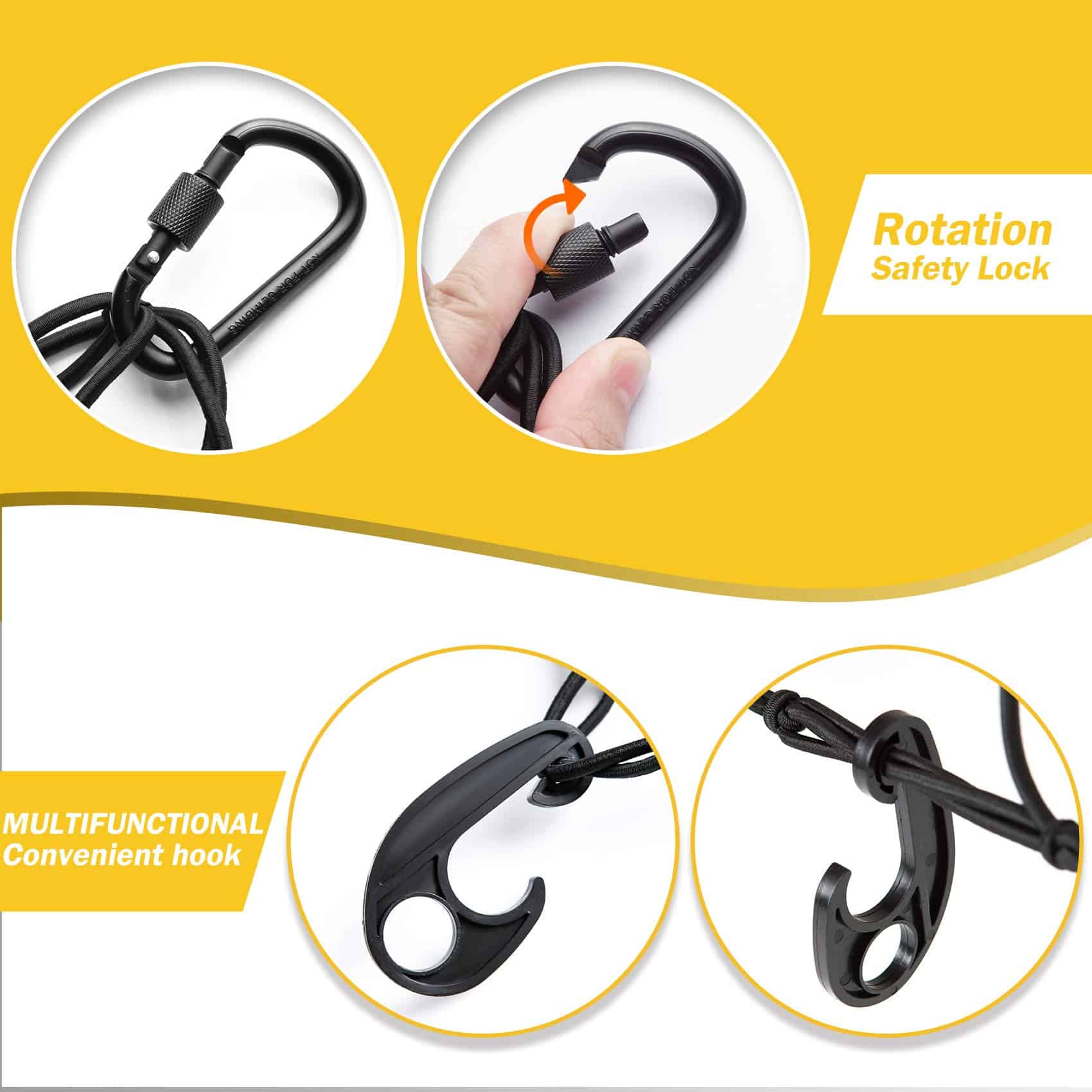 Red de Carga Kayphyeo, 4x6FT Red de Carga de Cama de Camión - Imagen 4