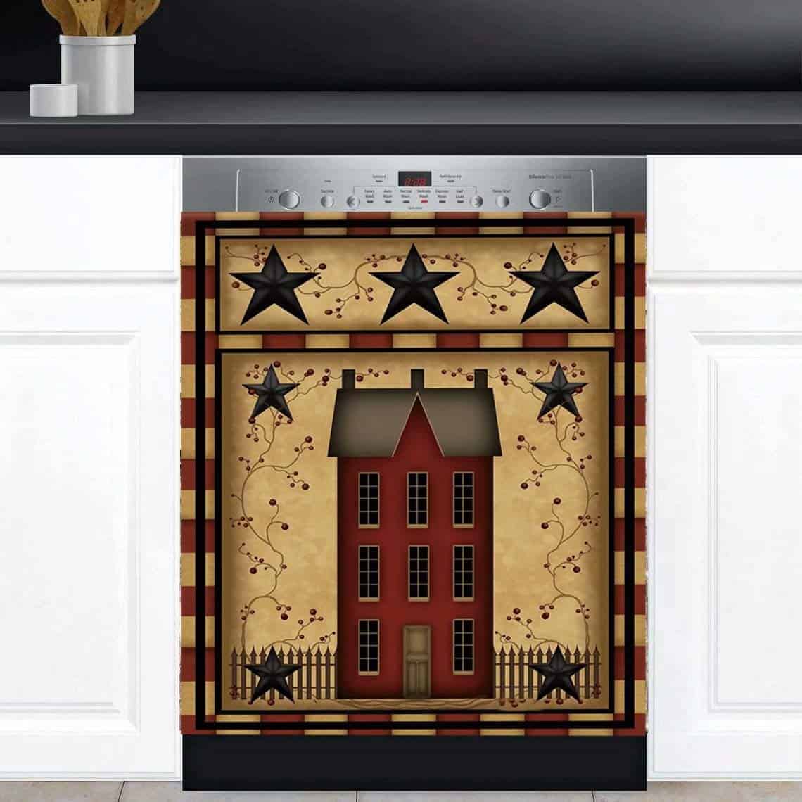 Cubierta magnética para lavavajillas Homega Primitive Barn - Imagen 3