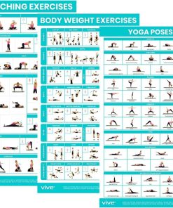 Carteles de Entrenamiento Vive para Gimnasio en Casa