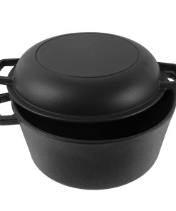 BBQ Future Heavy Duty Cast Iron 2-In-1 Multi Cooker: