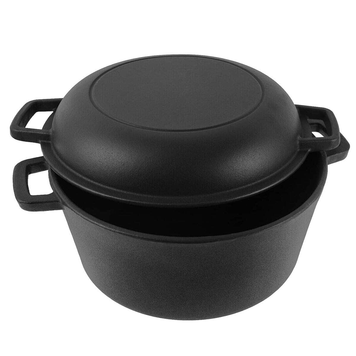 BBQ Future Heavy Duty Cast Iron 2-In-1 Multi Cooker: