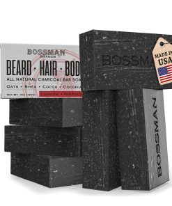 Paquete de 6 Jabones 4-en-1 Bossman para Hombres - Lavado