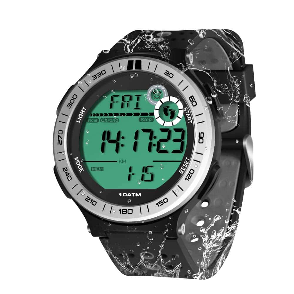 Reloj Pedometer TEKMAGIC 100m Submarino para Hombres y