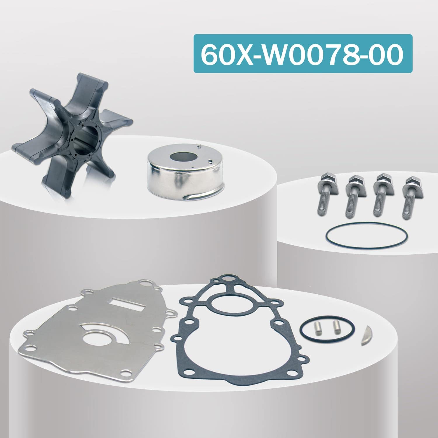 Kit de Reparación de Bomba de Agua PumuHo para Yamaha 200 - Imagen 3