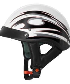 Casco de Media Motocicleta VCAN Cruiser Flat -Blanco Mate