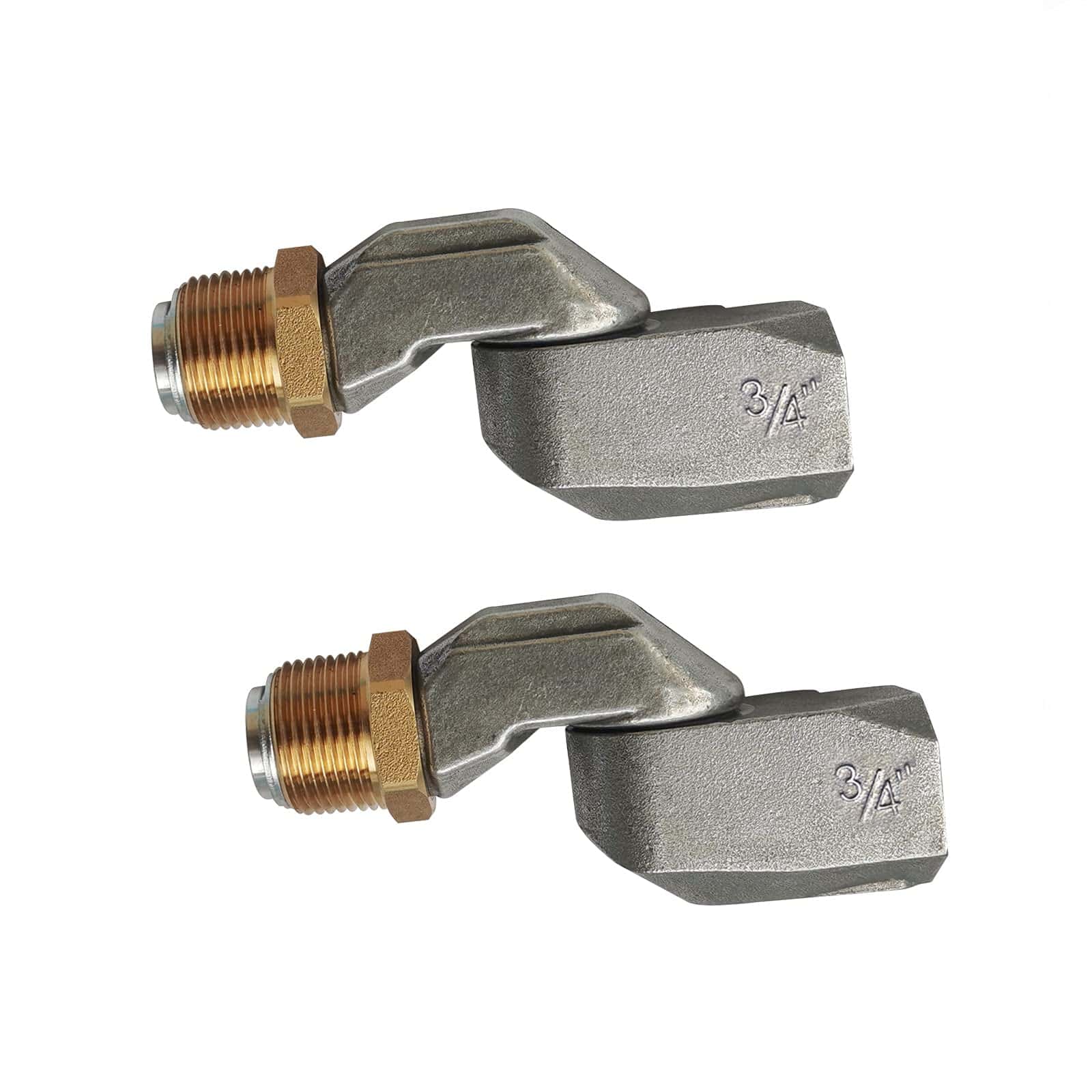 Conector giratorio de manguera de combustible de 2 piezas