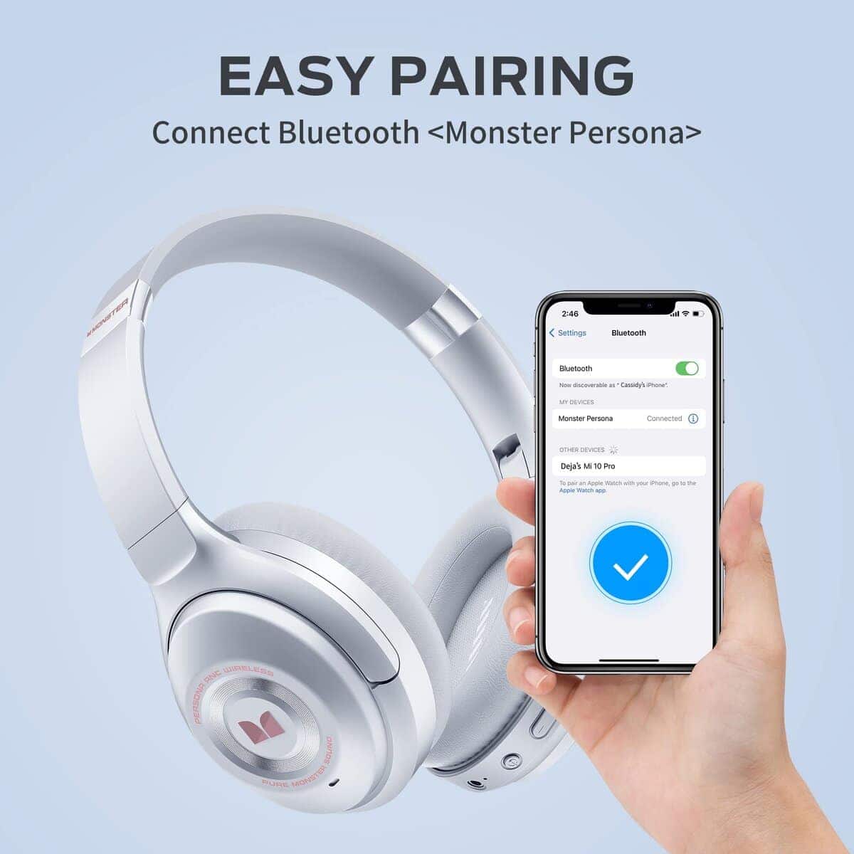 Auriculares inalámbricos con cancelación de ruido Monster - Imagen 9