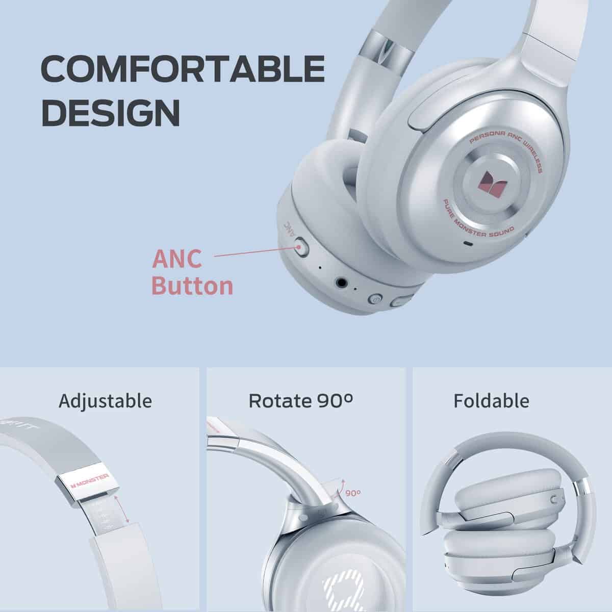 Auriculares inalámbricos con cancelación de ruido Monster - Imagen 6