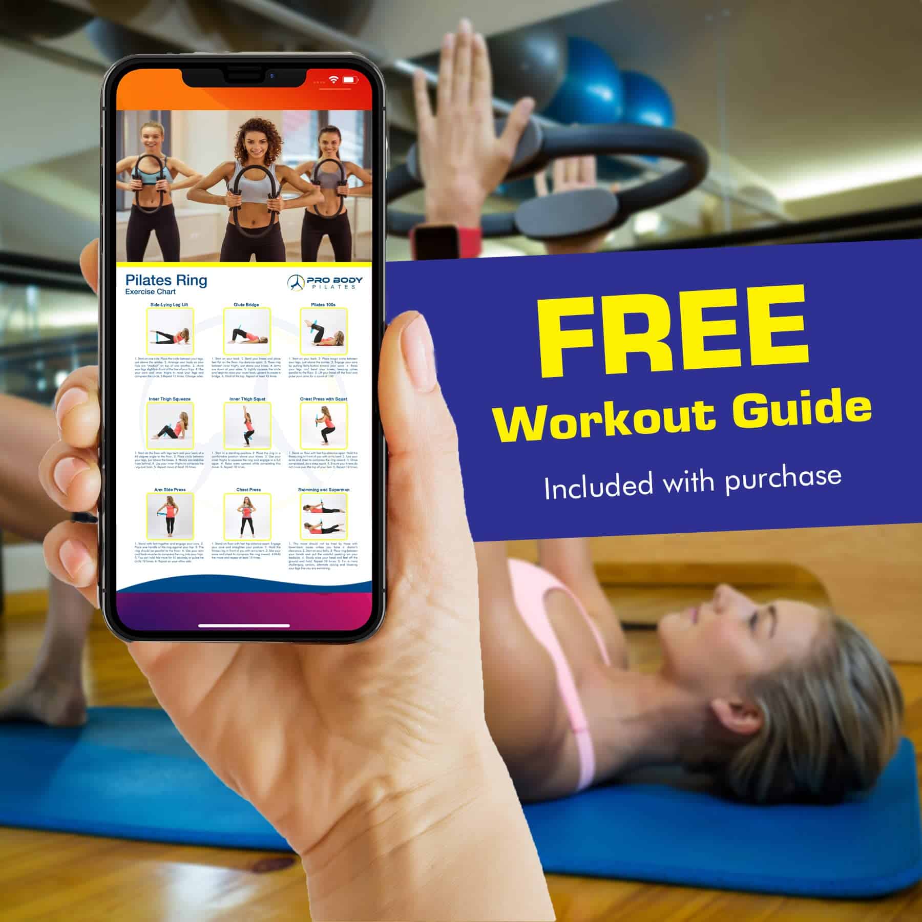 Anillo Pilates ProBody � Anillo de 14 Pulgadas para Fitness - Imagen 8