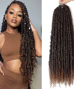 Cabello de Trenza de Pasión - 8 Paquetes 24 Pulgadas Trenza