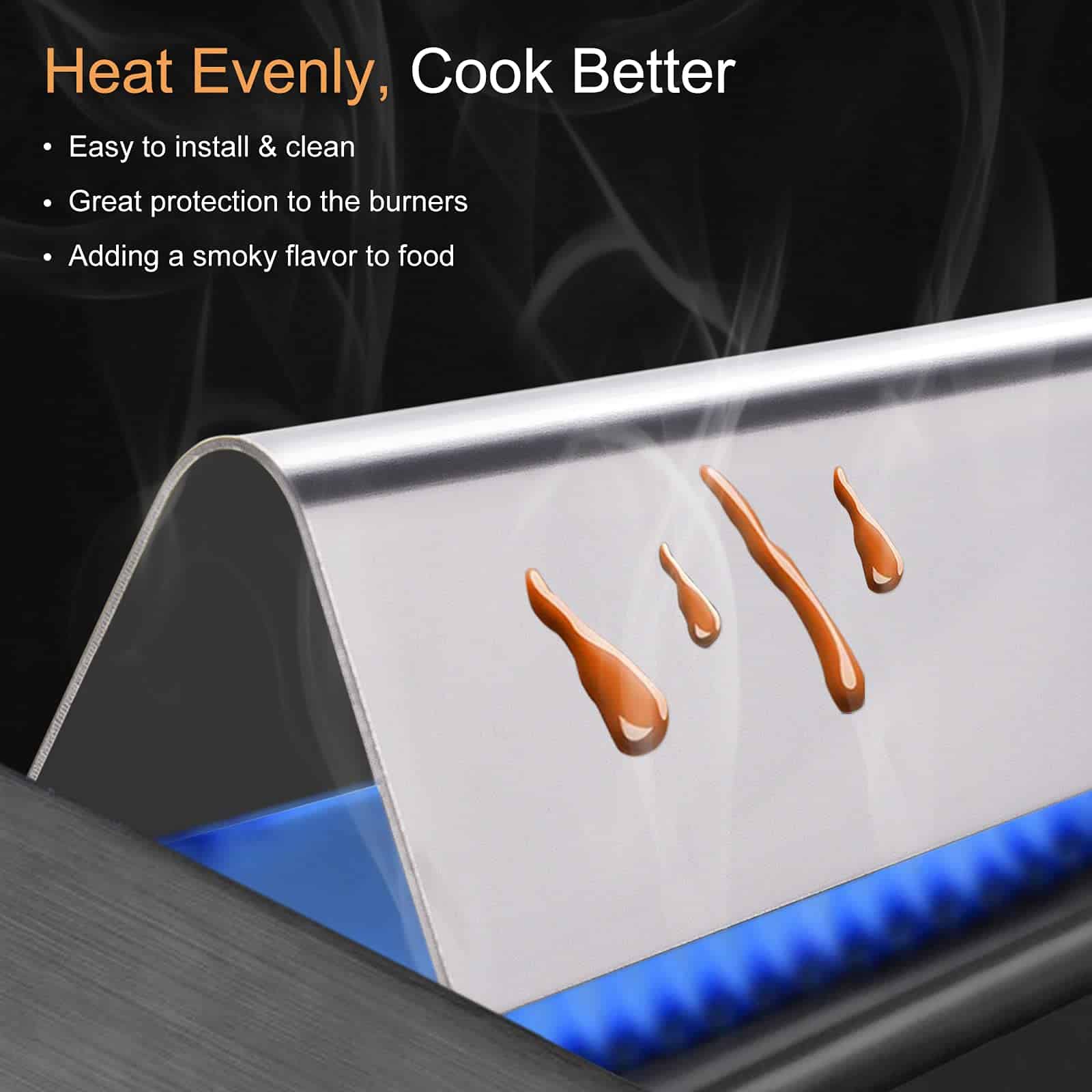 Barras Flavorizer de 21.5 pulgadas para Weber Spirit 200 - Imagen 7