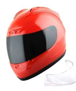 Casco de moto integral 1Storm New JH901 Glossy Red + Una