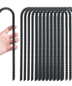 Gtongoko Trampolines Wind Stakes 12 Pack 12 Inch, Anclajes