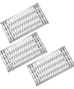 Clivimi 18 5/8" Placas de Calor para Parrilla de Acero