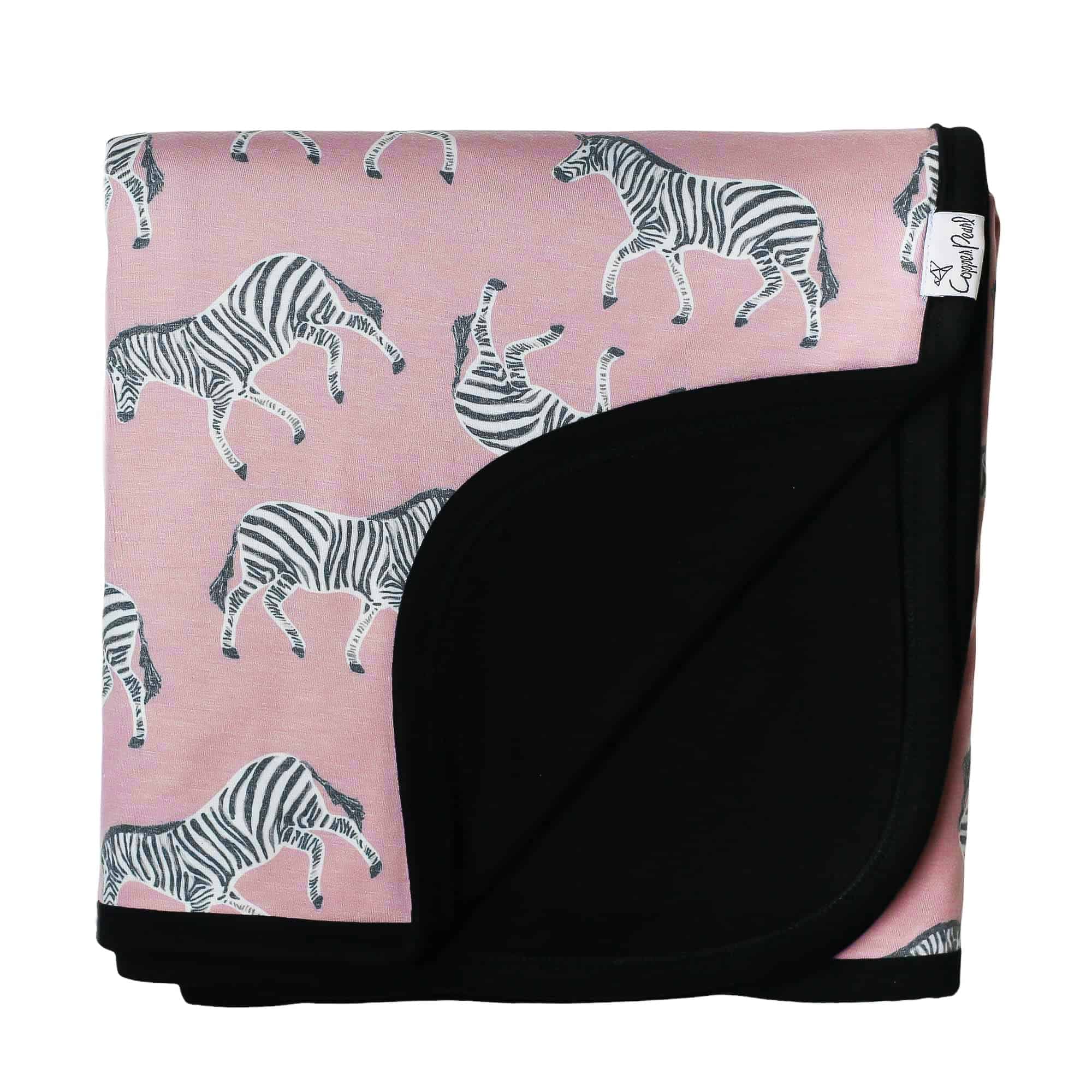 Manta de bebé de tres capas Copper Pearl Zella: Suave