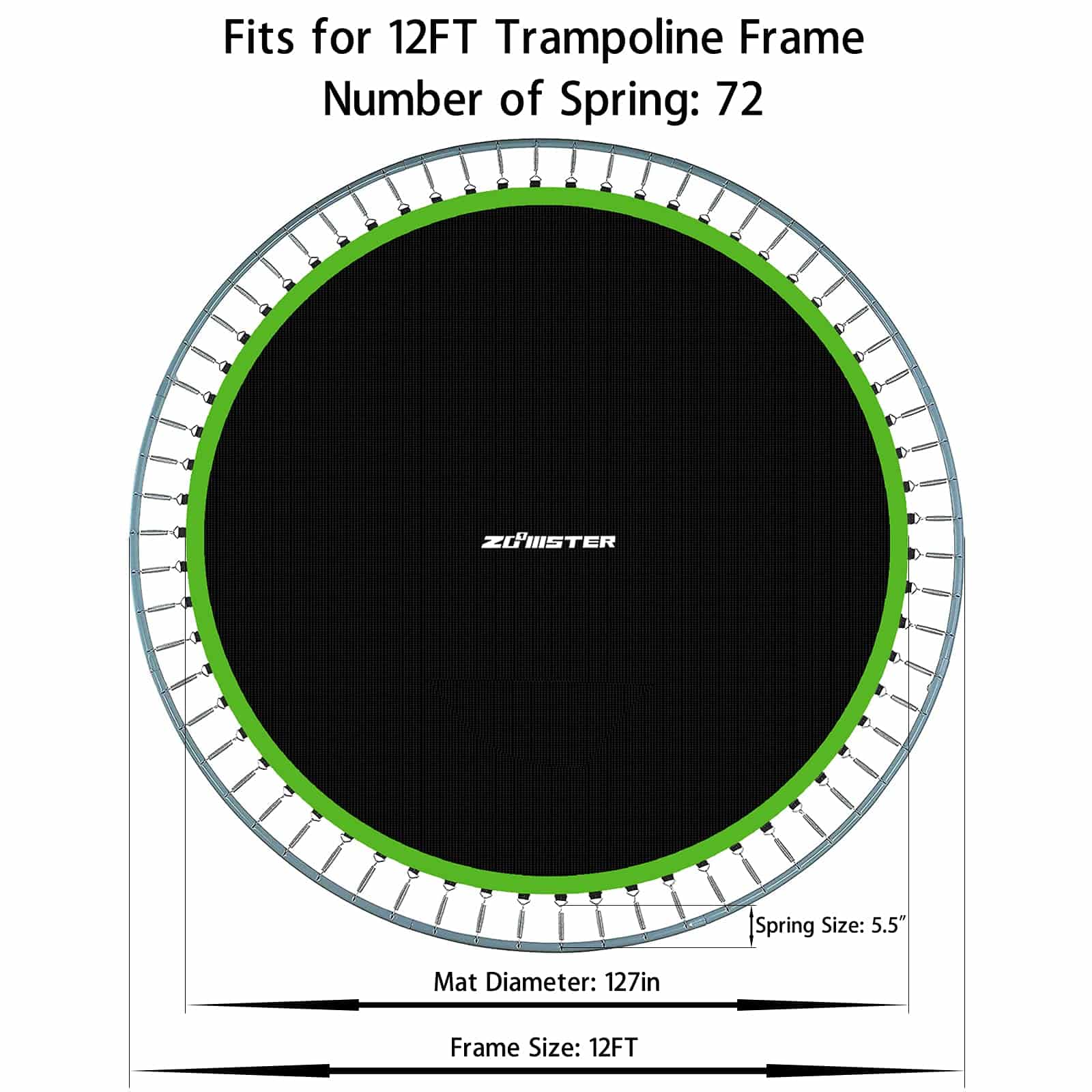 Tapete de Salto de Repuesto Zoomster, Compatible con - Imagen 3