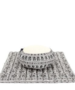 Set de Cojín de Meditación Leewadee � 1 Almohada Redonda