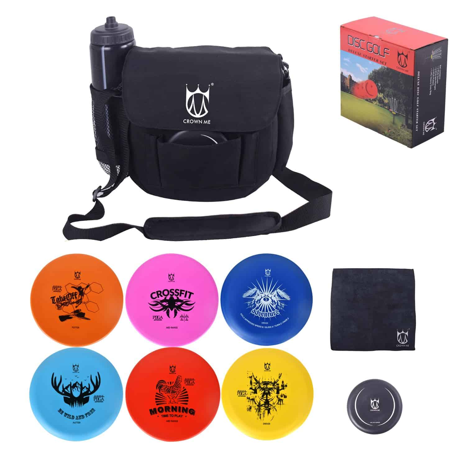 Set de Disc Golf CROWN ME, Set de Disc Golf Inicial,