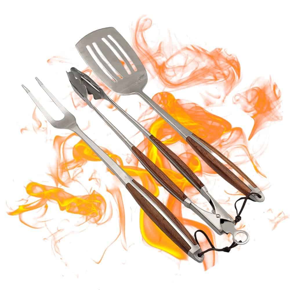 Set de 3 Herramientas para Parrilla BBQ Dragon - Utensilios
