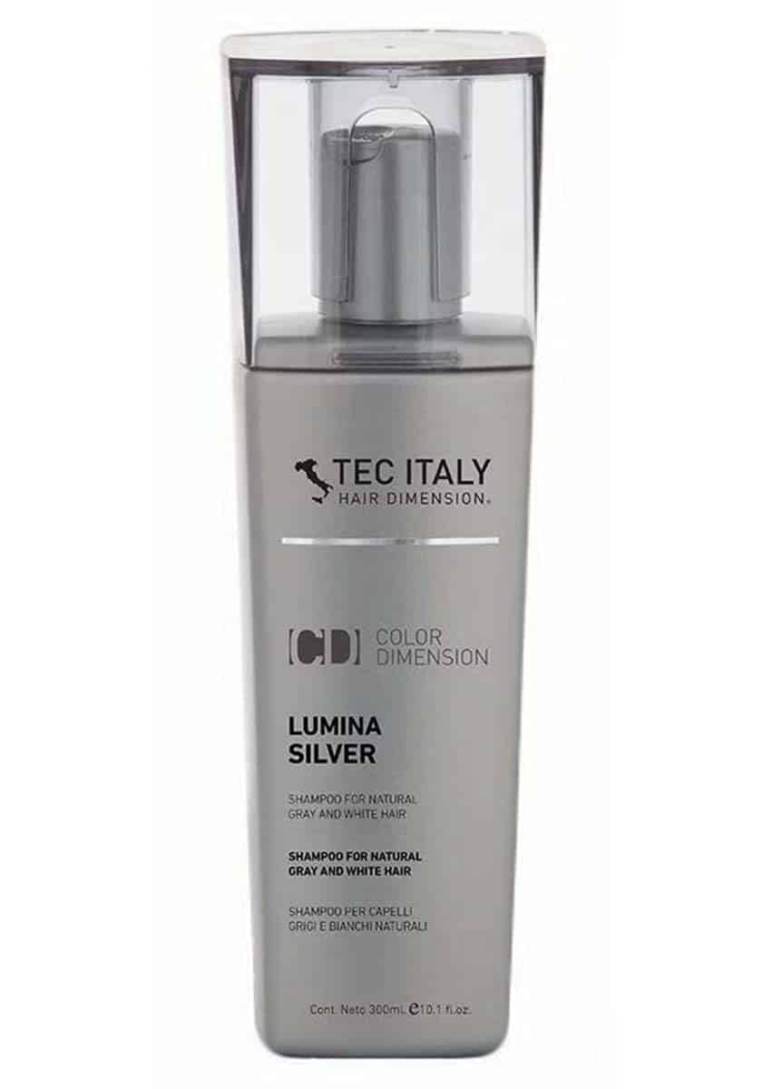 Shampoo Tec Italy Lumina Silver para Cabello Gris Natural y - Imagen 3