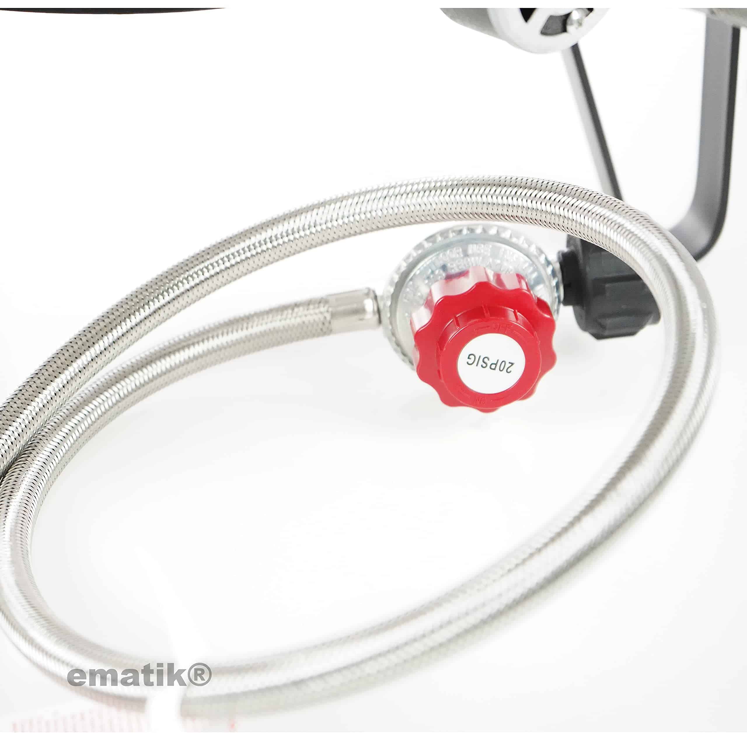 Quemador de alta presión Ematik de 16 pulgadas con soporte - Imagen 5