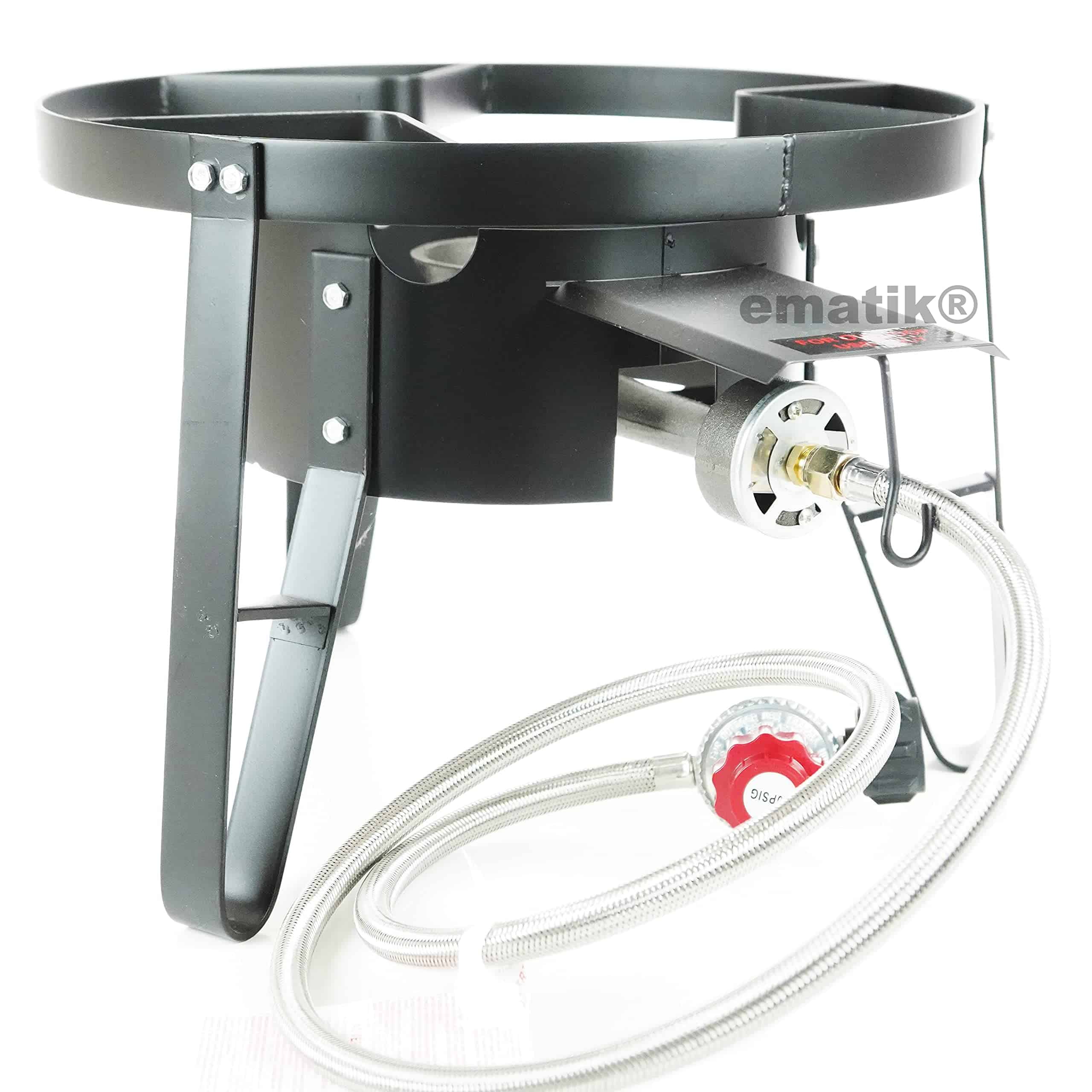 Quemador de alta presión Ematik de 16 pulgadas con soporte - Imagen 7