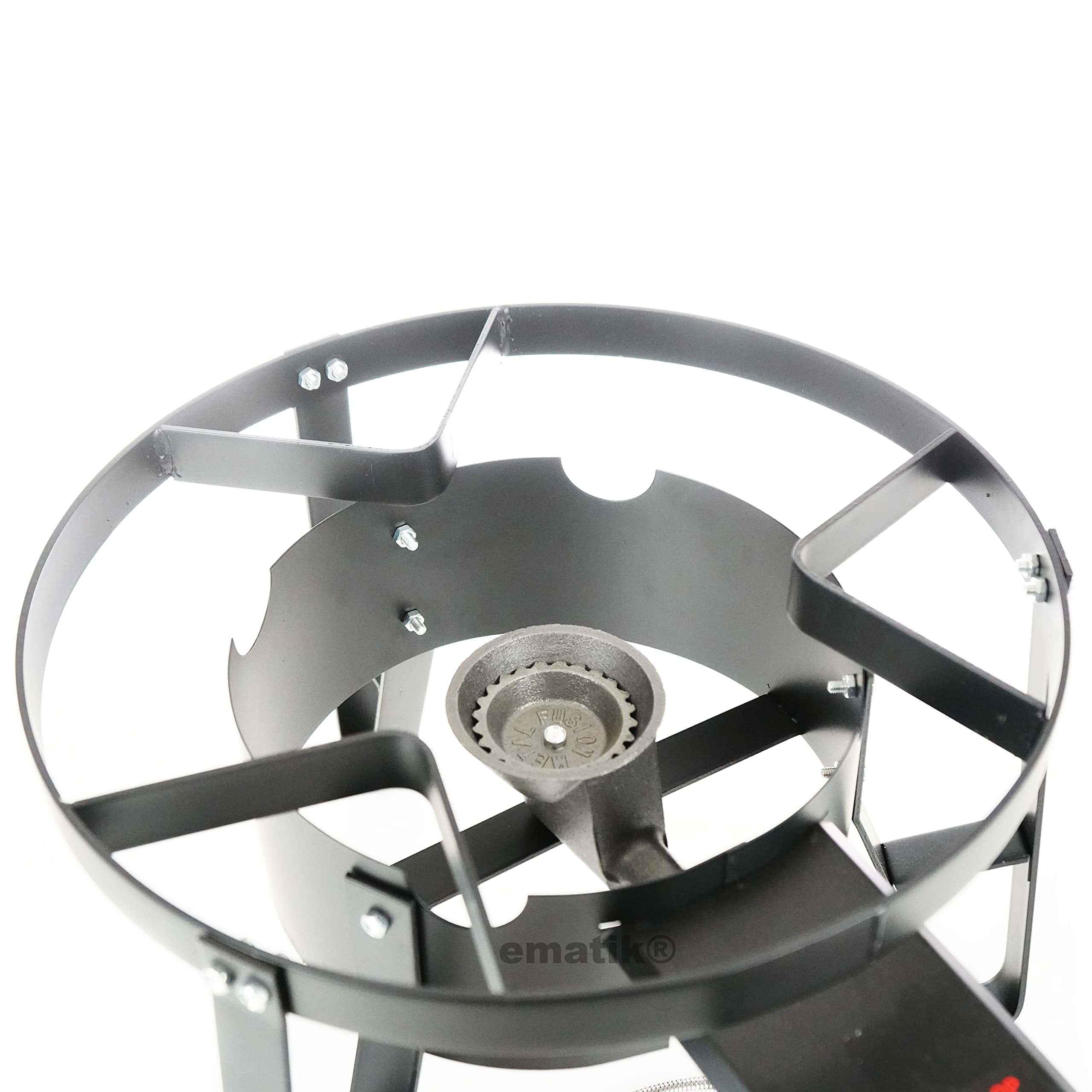 Quemador de alta presión Ematik de 16 pulgadas con soporte - Imagen 3