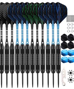 Set de 12 Dardos de Puntas de Metal DARTSPACE de 24 Gramos,
