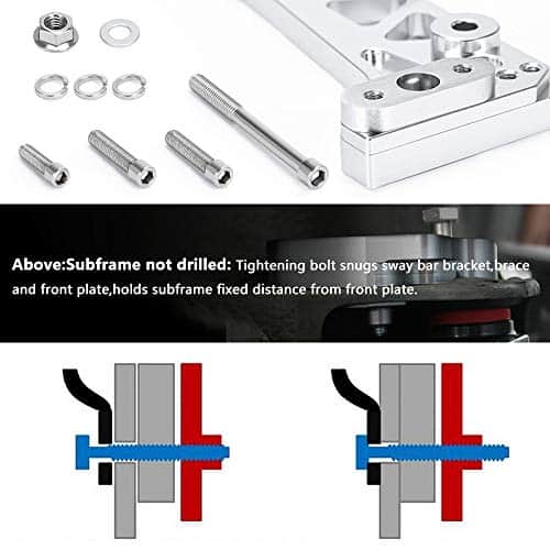 PTNHZ Barra Estabilizadora Trasera de Aluminio Billet con - Imagen 7