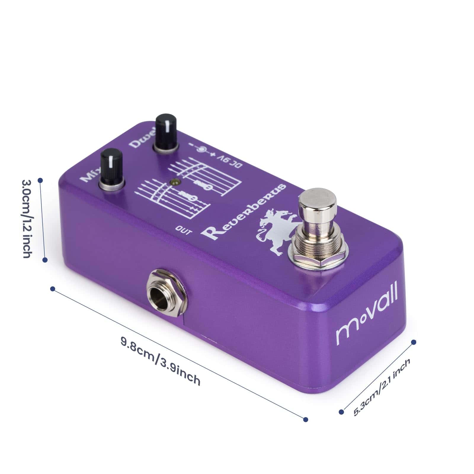 Pedal de Efecto de Guitarra Movall MP-311 Reverberus - - Imagen 7