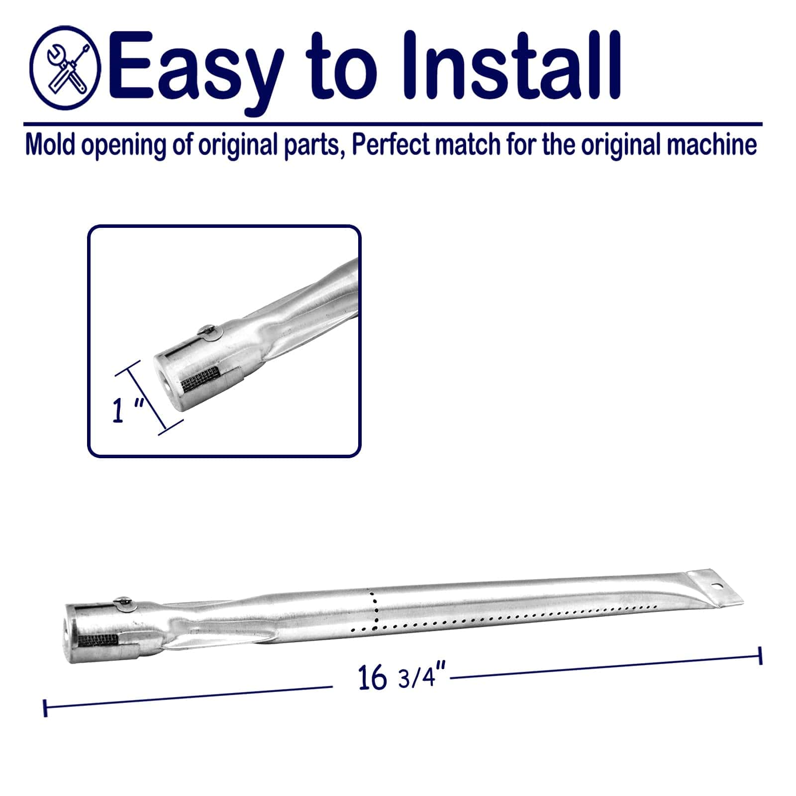 YOUFIRE Tubo de Quemadores de Gas de Acero Inoxidable para - Imagen 3