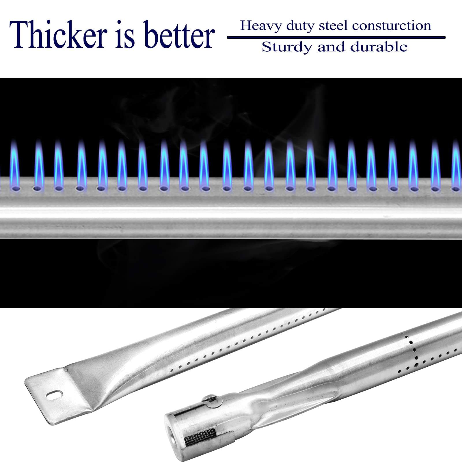 YOUFIRE Tubo de Quemadores de Gas de Acero Inoxidable para - Imagen 4