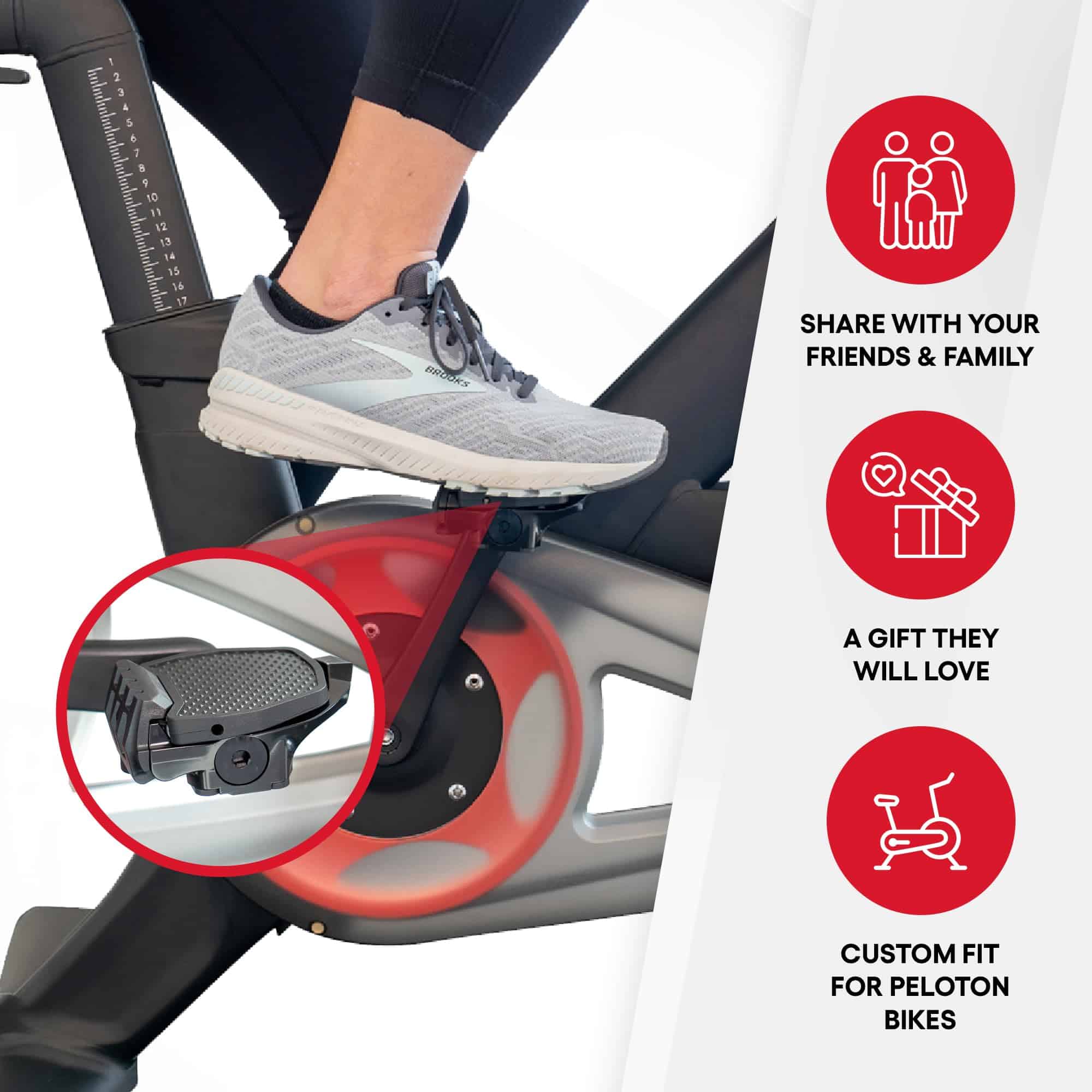 Convertidores de Pedal para Bicicleta Peloton & Bike+ - - Imagen 4