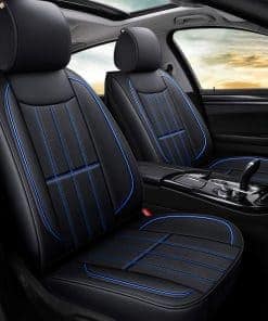 Fundas de Asiento de Cuero AOOG, Cubierta de Cojín de