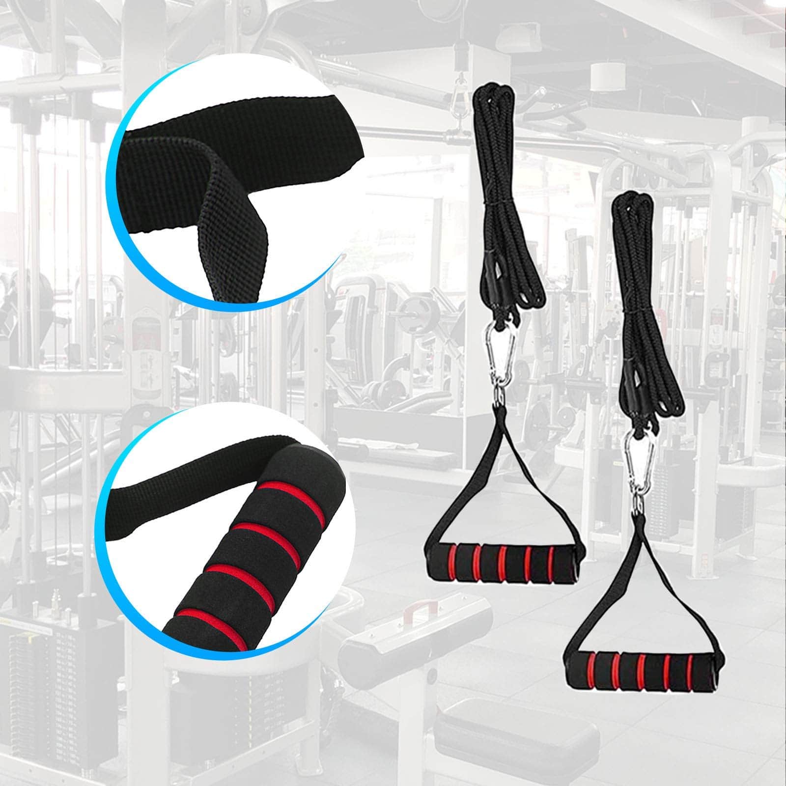 Máquina de Poleas LAT Montada en Pared con Barra de Polea - Imagen 7