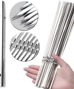 Centro Z 30 Pack Brochetas, 15" de Largo, de Acero