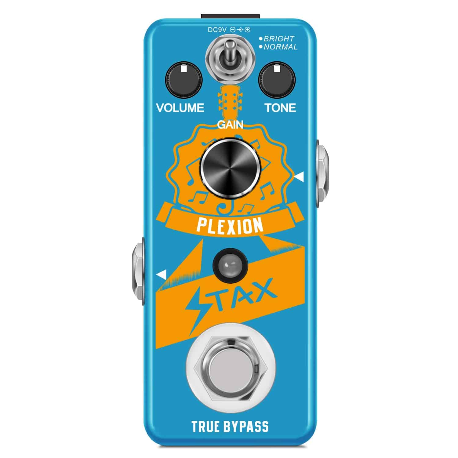 Pedal de Efecto de Distorsión Stax Plexion, Analog, Modos