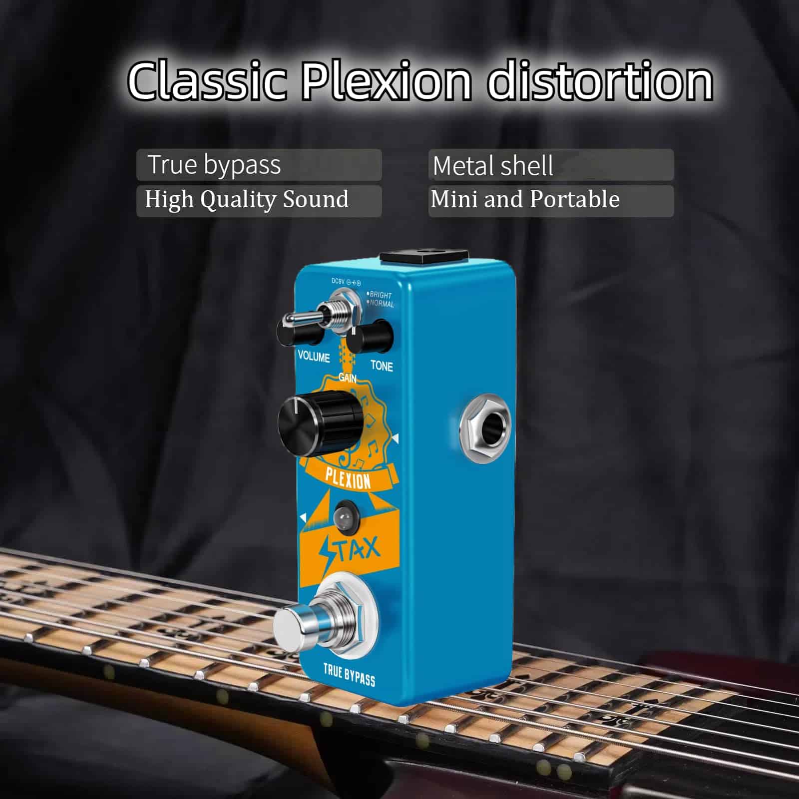 Pedal de Efecto de Distorsión Stax Plexion, Analog, Modos - Imagen 5