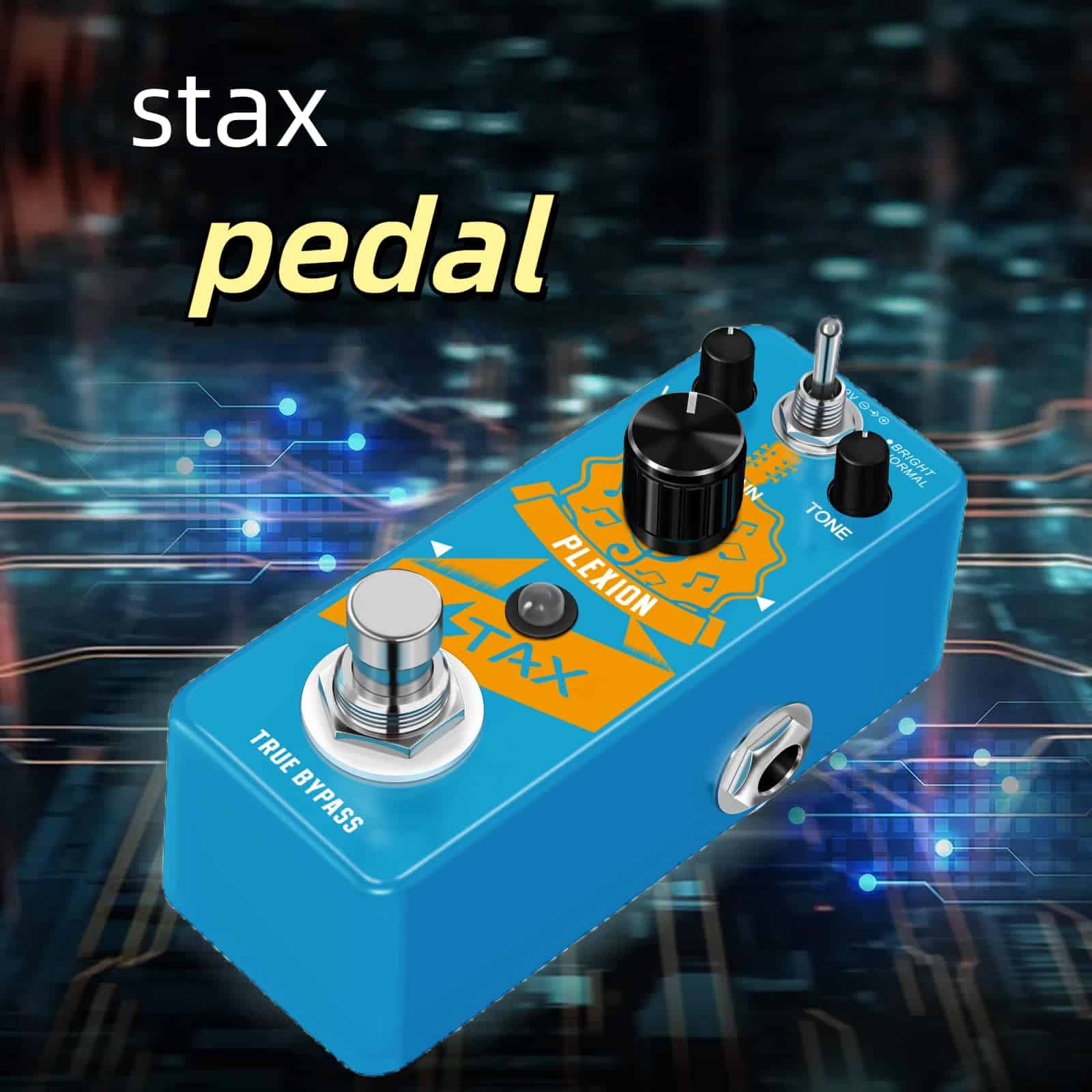 Pedal de Efecto de Distorsión Stax Plexion, Analog, Modos - Imagen 4