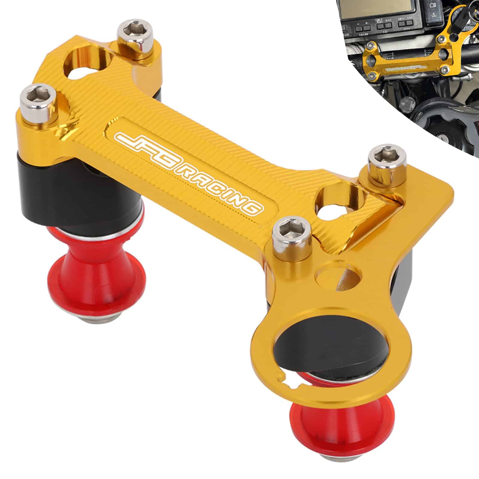 JFG RACING Elevador de Manillar de Motocicleta para