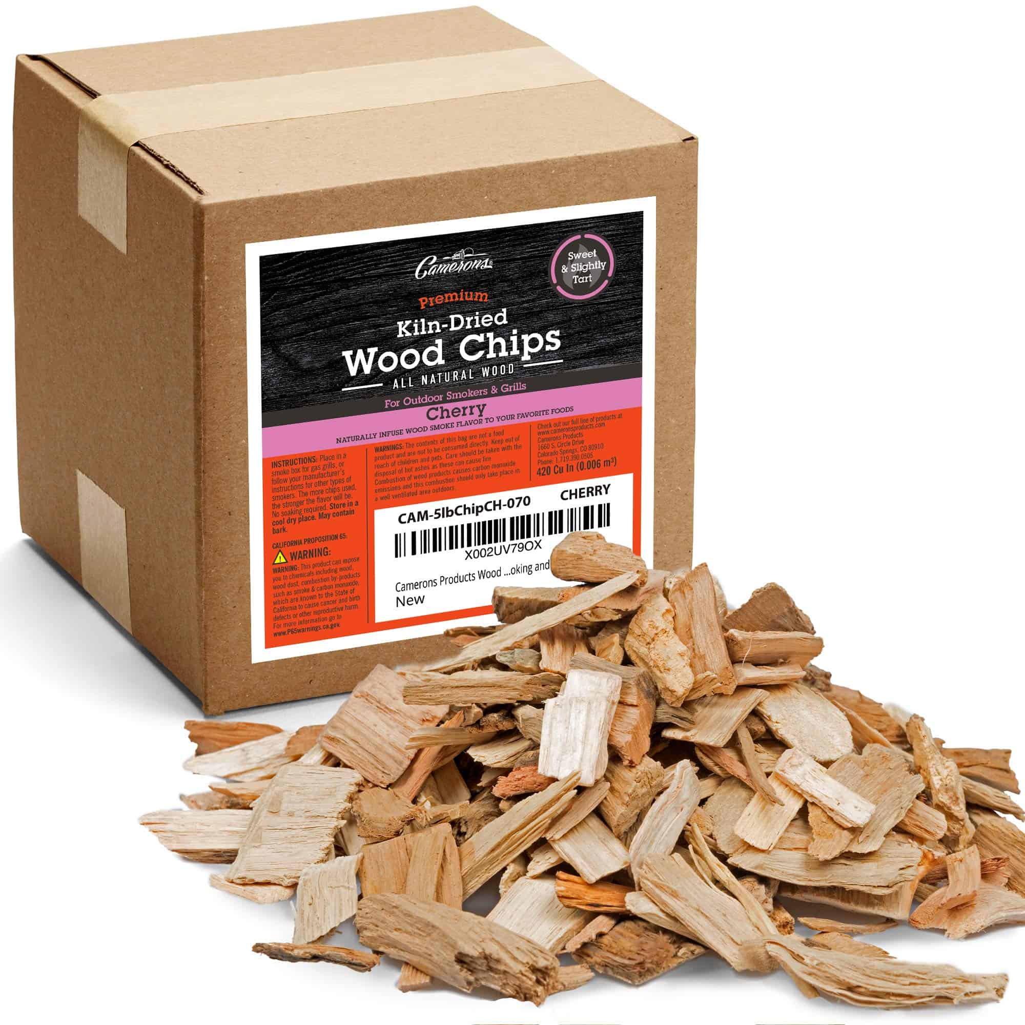 Virutas de Madera de Cerezo 100% Natural para Ahumador -