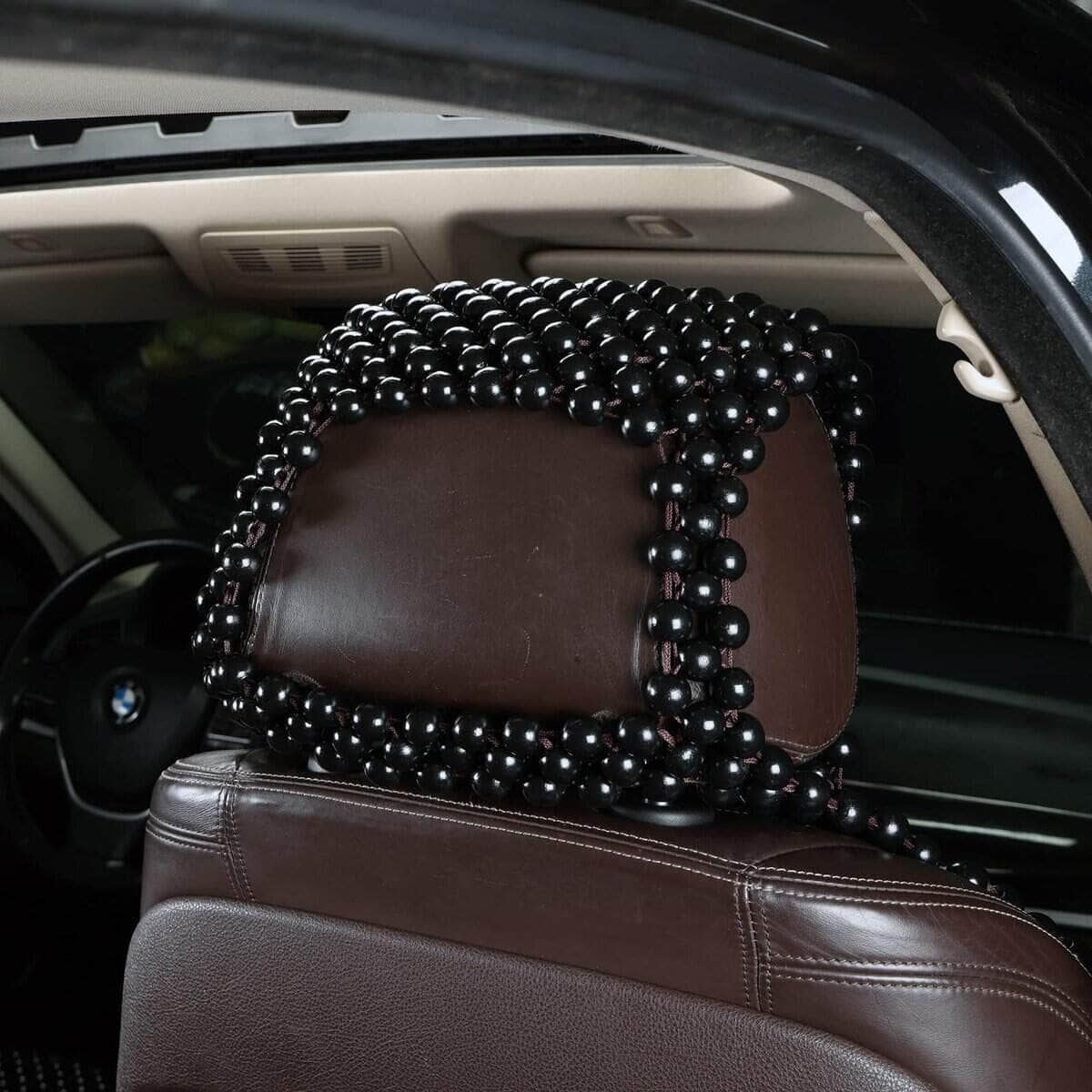 Cubiertas de Asiento de Coche con Cuentas Naturales KENNISI - Imagen 6