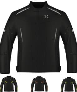 Chamarra de motocicleta FTX para hombres, -Negro Completo