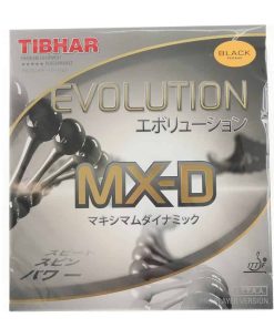 Goma de Tenis de Mesa Tibhar Evolution MX-D (Negra, 1.9-2.0)