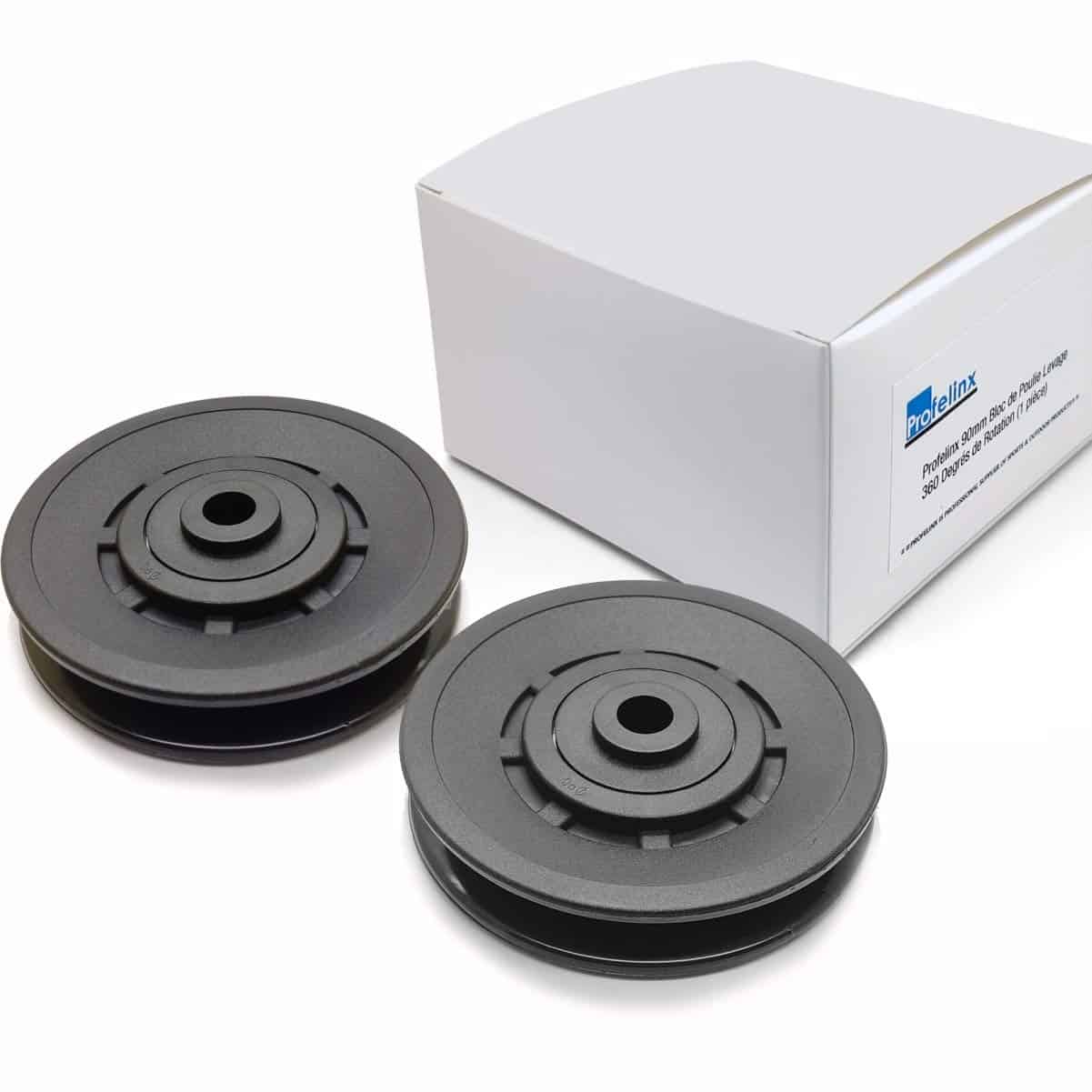 Rueda de Polea de 90mm Profelinx con Rodamiento de Nylon - - Imagen 7